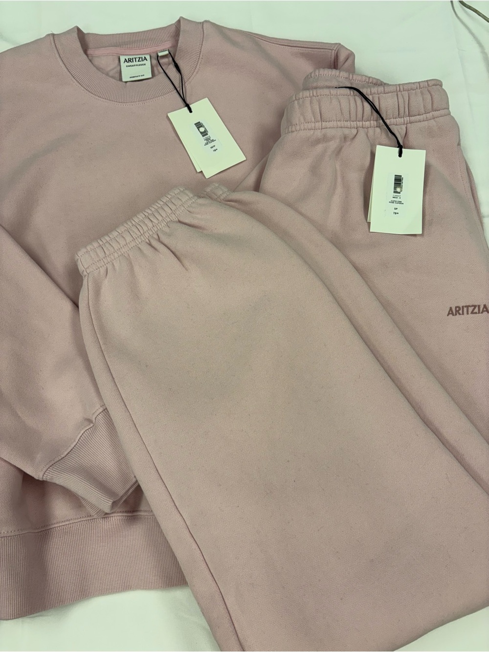 NWT aritzia Cupid pink set